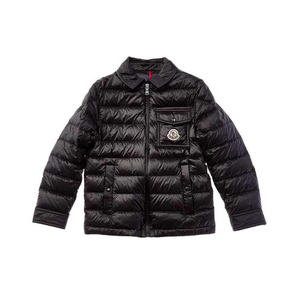 Moncler Girls Mourillon Jacket, Black